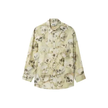 Magliano Fontanelle Skull Printed Shirt