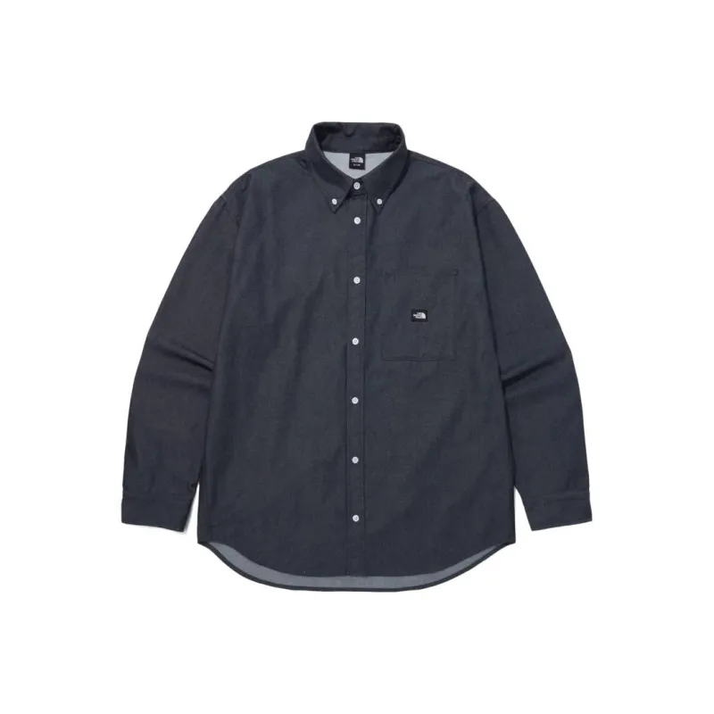 THE NORTH FACE TRAVELER DENIM SHIRTS Shirt Unisex Denim Blue-0