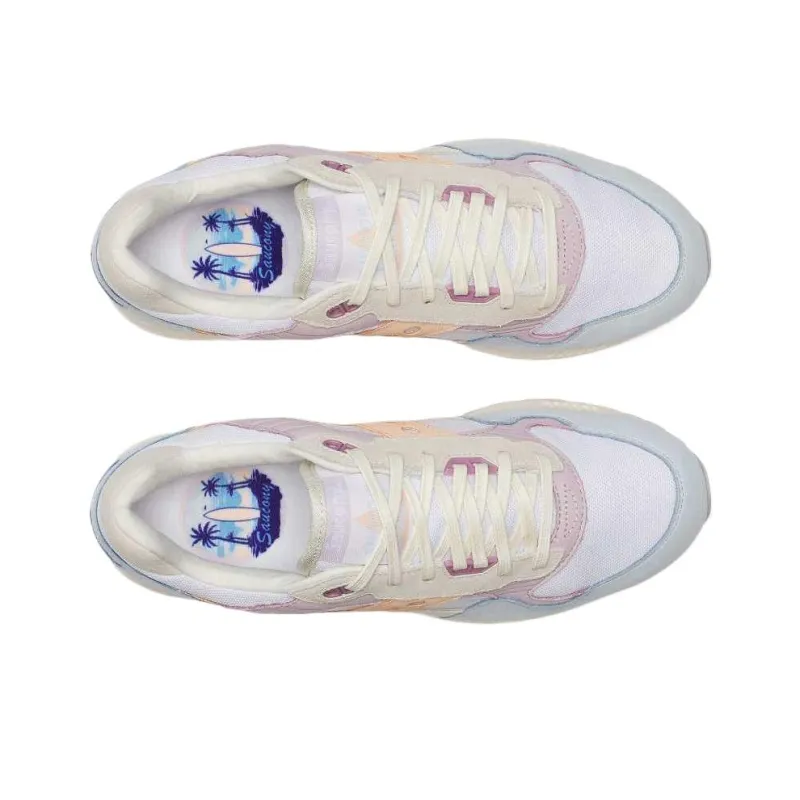 Saucony Shadow 5000 Low Top Running Shoes Unisex White-3