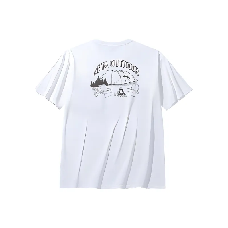 Anta Outdoor Collection T Shirt Men's Papyrus White-1