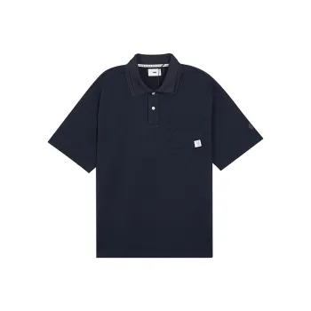 FOSS Polo Shirts Unisex Navy Blue