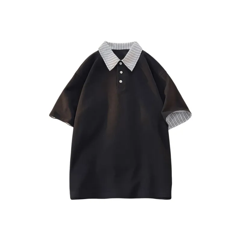 GROW DATE Polo Shirt Unisex Gray-4
