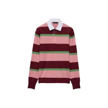 PRADA Striped Polo Shirt