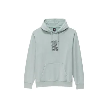 Vans Crash Stack Loose Pullover Hoodie Sweatshirt Men's Iceberg Green