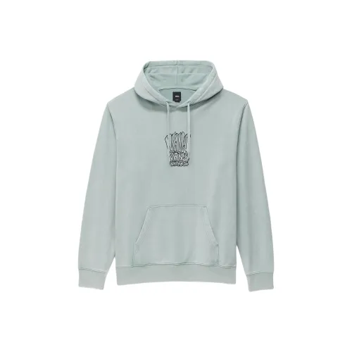 Vans Crash Stack Loose Pullover Hoodie Sweatshirt Men's Iceberg Green