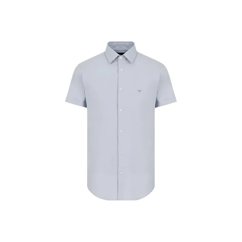 EMPORIO ARMANI Short sleeved Stretch Nylon blend Shirt-0