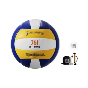361° PU Size 5 Volleyball Unisex Yellow White Blue