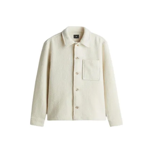H&M 화이트 남성 셔츠