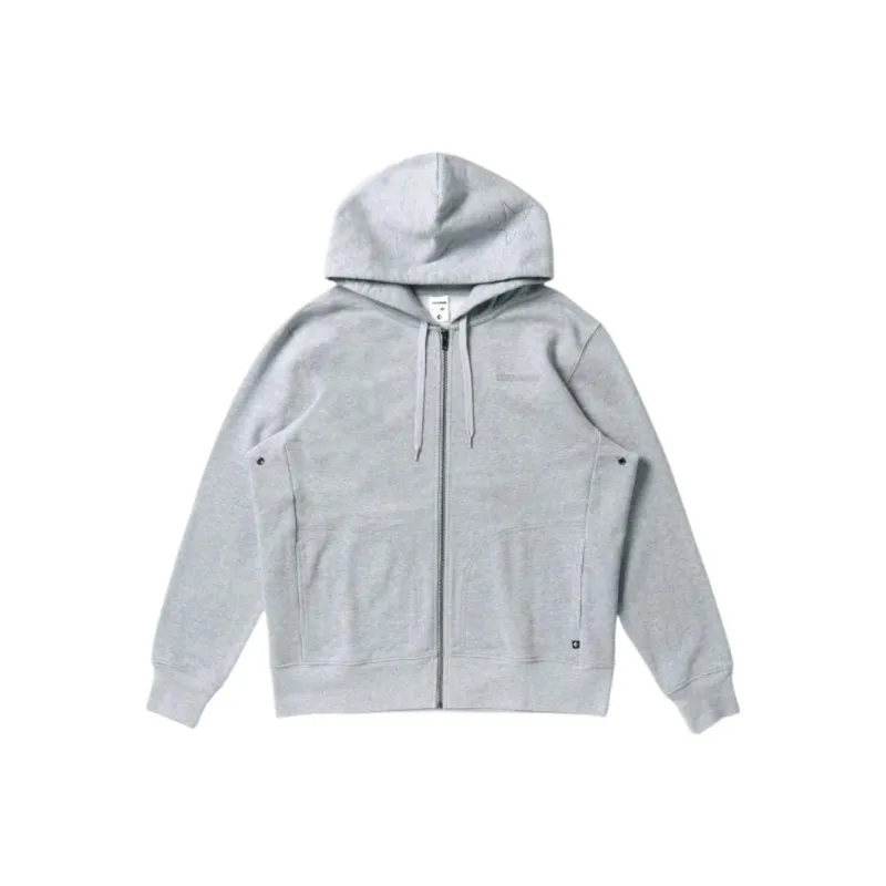 Converse CV ZIP UP HOODIE Sweatshirt Men's Heather Gray-0