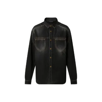 LOUIS VUITTON New Quarterly Products Of LV FW22 Shirt Men's Black