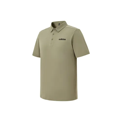 Adidas Polo Shirts Men Brown