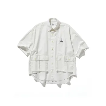 Nautica White Sail Short Sleeved Shirt Unisex White