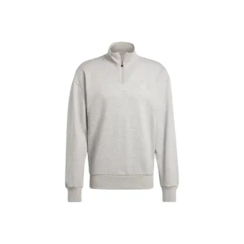 Adidas Free Shipping With AdiClub All Szn Fleece Quarter-Zip Crew Sweatshirt