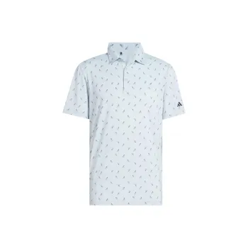 Adidas Free Shipping With AdiClub Ultimate365 Printed Mesh Polo Shirt