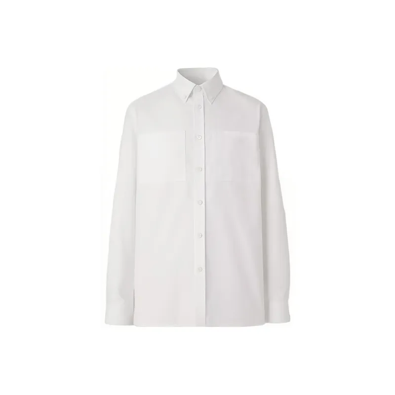 Burberry X Pop Trading Company Shirts Men White-0
