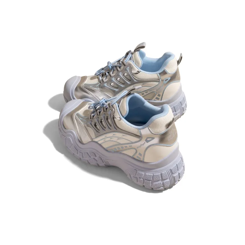 KODI Slip Resistant, Abrasion Resistant, Breathable Low Top Chunky Sneakers Women's-13
