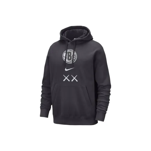 Nike Brooklyn Nets Club Fleece City Edition Men's Nike Nba Pullover Hoodie