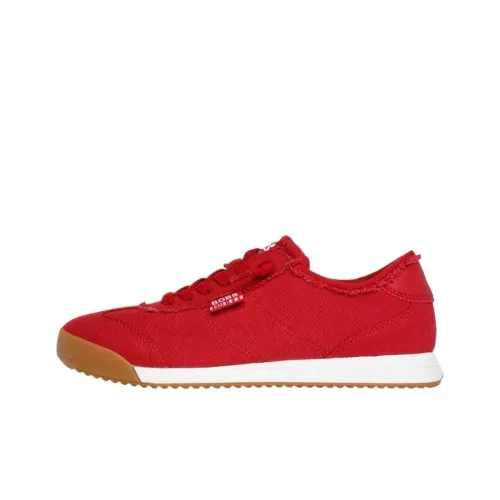 Skechers BOBS Billie Low Top Canvas Shoes Women's Red