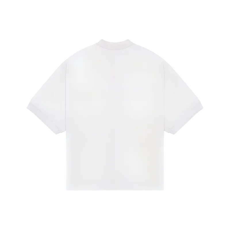 WE11DONE Polo Shirt Unisex White-1
