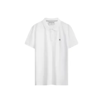 Calvin Klein Polo Shirts Men YAF Moon White