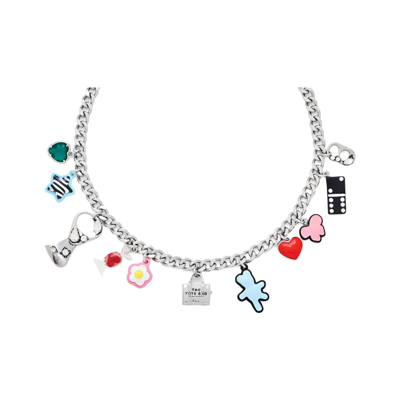 MARC JACOBS The Sticker Charm Necklace-0