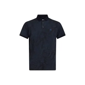 ETRO Paisley print Cotton Polo Shirt