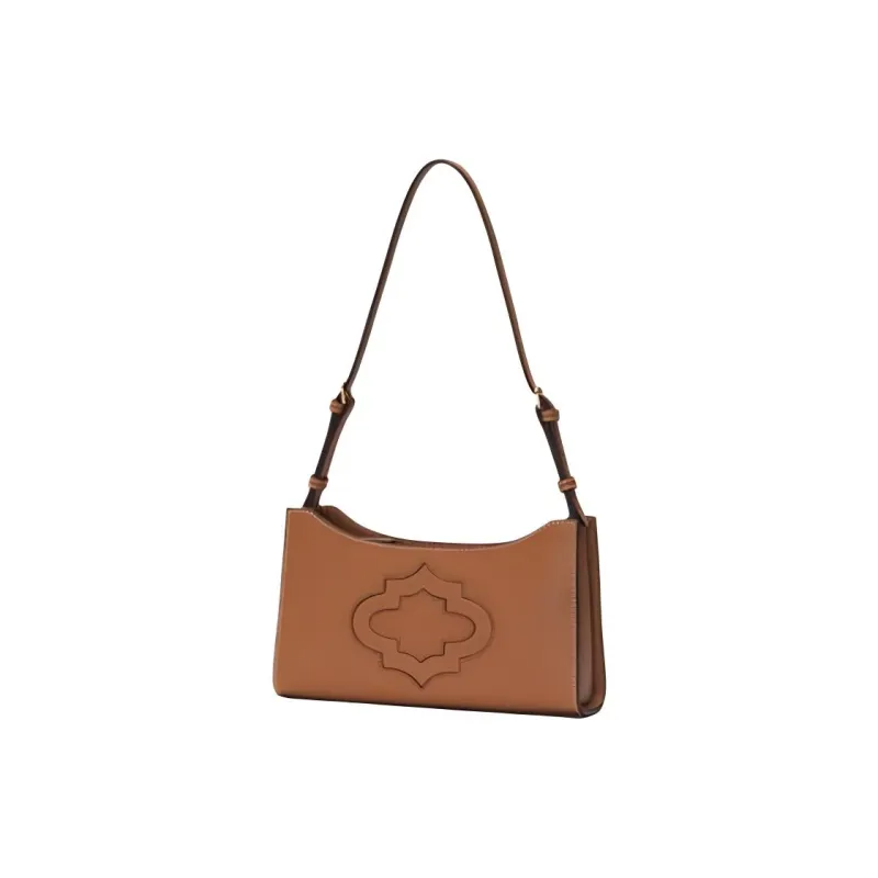 ORYANY Cow Leather Crossbody Bag Shoulder Bag Women's Sandy Brown-1
