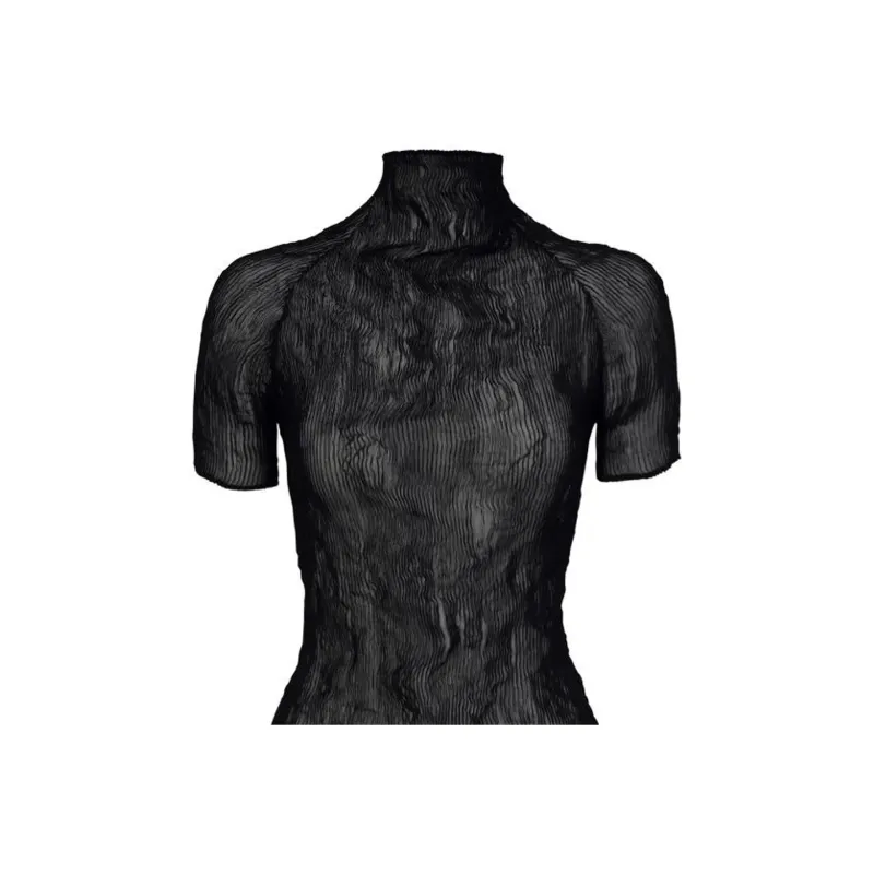 ISSEY MIYAKE T Shirts Women's Black-4