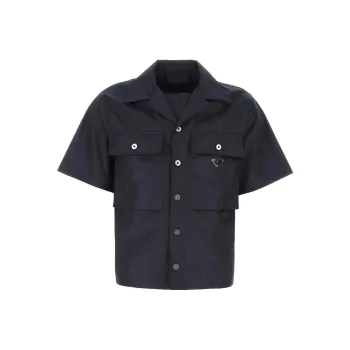 PRADA Shirts Men Blue