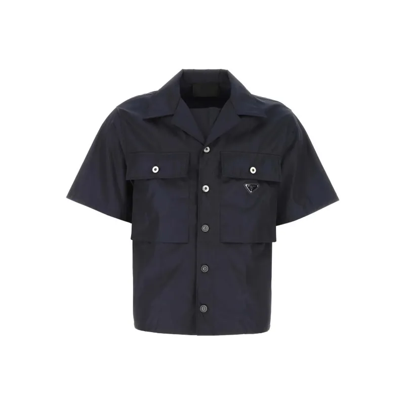 PRADA Shirts Men Blue-0