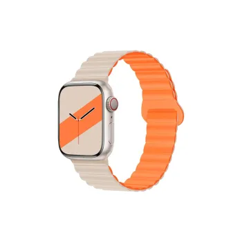 DUALMM Apple Compatibility Watch Band 225 255mm Silicone Material