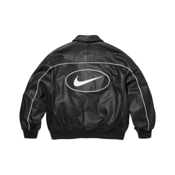 Supreme Nike Leather Varsity Jacket