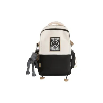 Alcohol Dragon Nylon Backpack Unisex Multicolor