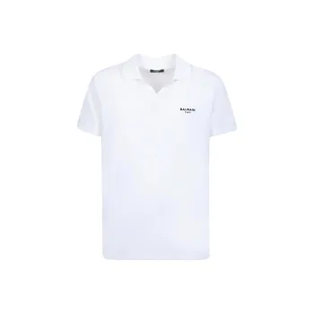 BALMAIN Polo Shirts Men White
