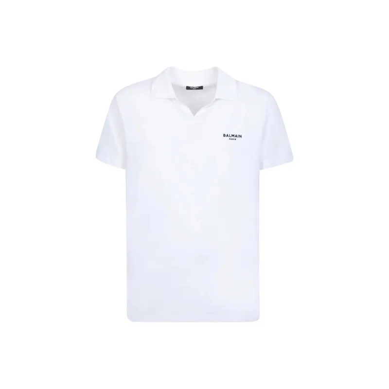 BALMAIN Polo Shirts Men White-0