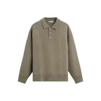 ZARA Polo Shirt Men's Sage Green