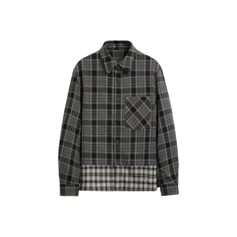 ZARA Shirts Men Black/Nude-0