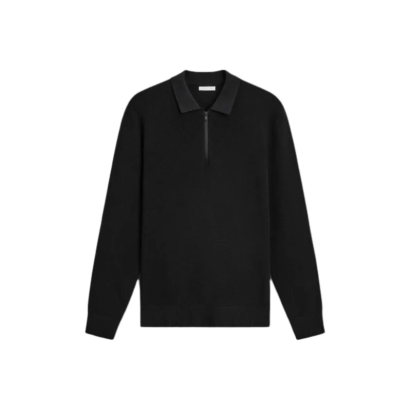 ZARA Polo Shirts Men Black-0