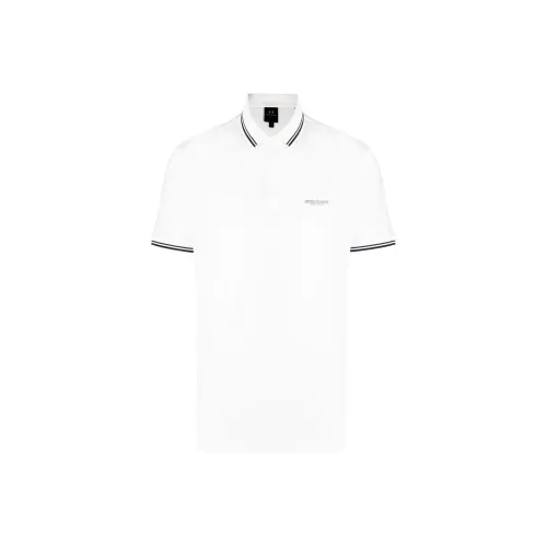 ARMANI EXCHANGEAE SS22 Polo Shirt Men's White