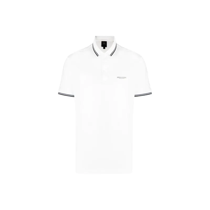 ARMANI EXCHANGEAE SS22 Polo Shirt Men's White-0