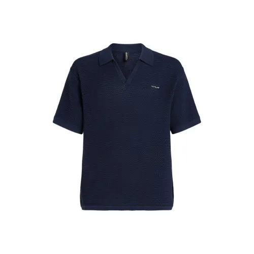 KARL LAGERFELD / Karl Lagerfeld Jeans Hotel Karl Crochet Polo Shirt