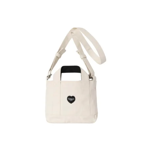 Carhartt WIP Cotton Shoulder Bag Women's Beige Yellow