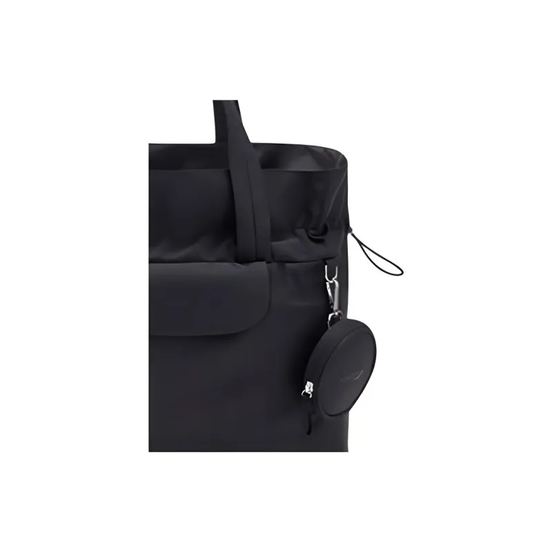 Saucony Fabric Tote Bag, Shopping Bag, Shoulder Bag, Handbag Unisex Jet Black-4