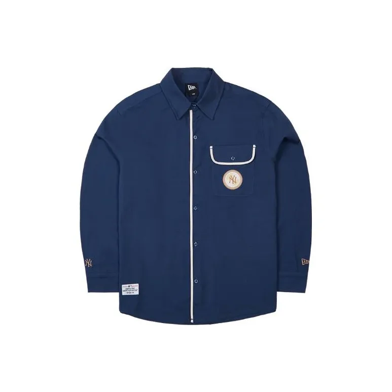 New Era Shirts Unisex Navy Blue-0