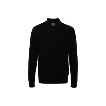 Paul & Shark Cable knit Polo Shirt