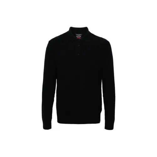 Paul & Shark Cable knit Polo Shirt