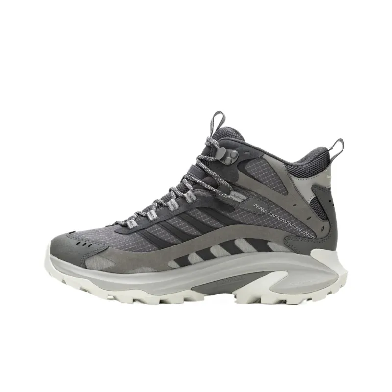 MERRELL MOAB SPEED 2 Mid Top Outdoor Shoes Men's Gray-1