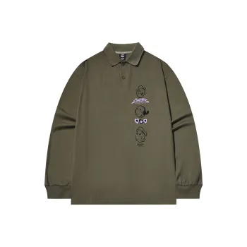 BEASTER Polo Shirts Unisex Army Green
