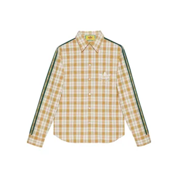GUCCI X Adidas Long Sleeves Plain Cotton Logo Shirt