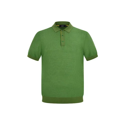 RARE Polo Shirt Short Sleeved T Shirts Men's Green